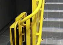 Parking dolny platformy schodowej po zakręcie 180°